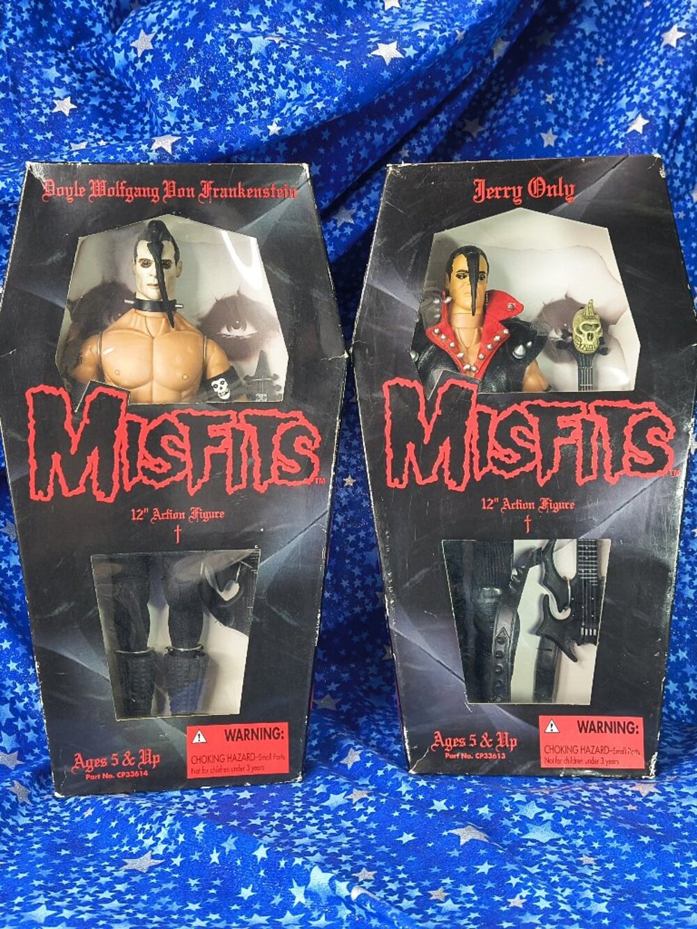 2 Jerry & Doyle, New In Box 12" 21st Century Toys Misfits action figures 1999
